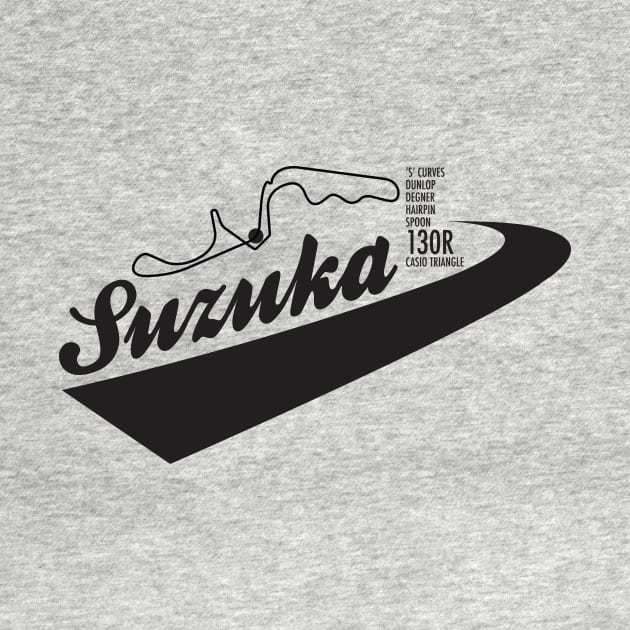 Suzuka Race Circuit 130R by funkymonkeytees